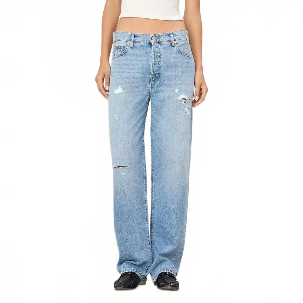 NEW ETERNE saint boyfriend jeans in light indigo
